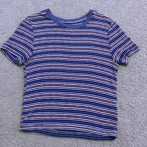 American Eagle striped shirt xs
